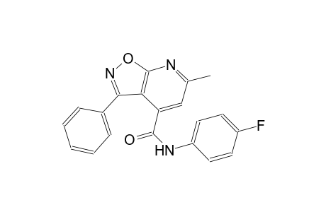 isoxazolo[5,4-b]pyridine-4-carboxamide, N-(4-fluorophenyl)-6-methyl-3-phenyl-