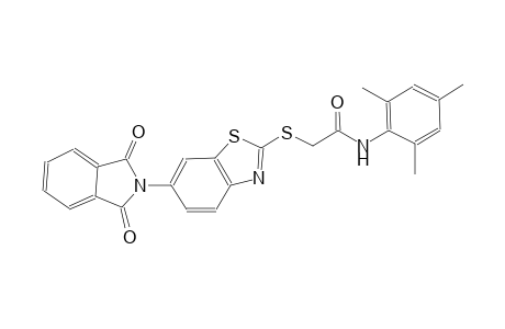 2-{[6-(1,3-dioxo-1,3-dihydro-2H-isoindol-2-yl)-1,3-benzothiazol-2-yl]sulfanyl}-N-mesitylacetamide