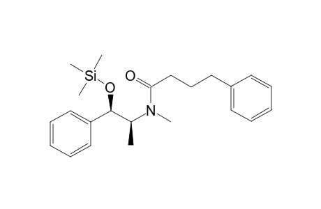 N.alpha.-Phenylbutyryl-(o-trimethylsilyl)ephedrine