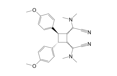 2-[(3S,4S)-2-[Cyano(dimethylamino)methylene]-3,4-bis(4-methoxyphenyl)cyclobutylidene]-2-(dimethylamino)acetonitrile