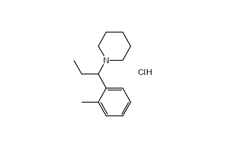 1-(alpha-ETHYL-o-METHYLBENZYL)PIPERIDINE, HYDROCHLORIDE
