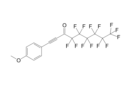 (4-Methoxyphenyl)acetylenyl n-Perfluorohexyl Ketone