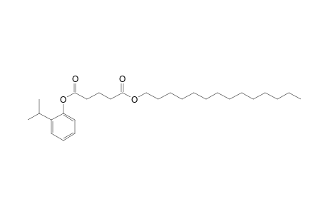 Glutaric acid, 2-isopropylphenyl tetradecyl ester