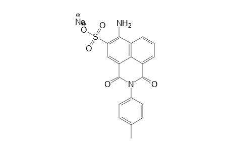 1H-Benz[de]isoquinoline-5-sulfonic acid, 6-amino-2,3-dihydro-2-(4-methylphenyl)-1,3-dioxo-, monosodium salt