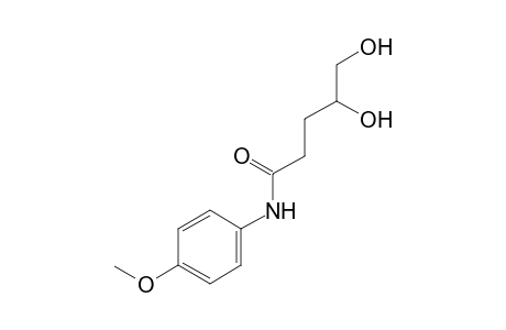 4,5-Dihydroxy-N-(4-methoxyphenyl)pentanamide
