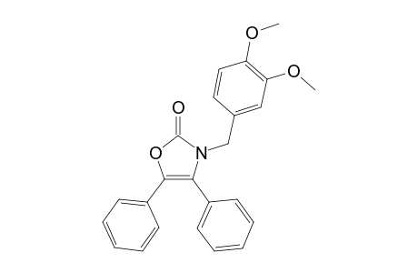 2(3H)-Oxazolone, 3-[(3,4-dimethoxyphenyl)methyl]-4,5-diphenyl-