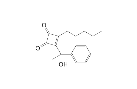 3-(1-hydroxy-1-phenyl-ethyl)-4-pentyl-cyclobut-3-ene-1,2-dione