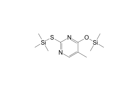 Trimethyl-(5-methyl-4-trimethylsilyloxy-pyrimidin-2-yl)sulfanyl-silane