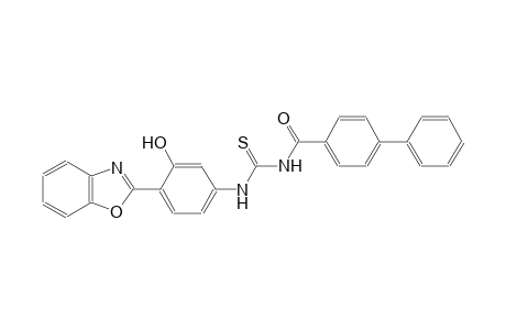 N-[4-(1,3-benzoxazol-2-yl)-3-hydroxyphenyl]-N'-([1,1'-biphenyl]-4-ylcarbonyl)thiourea
