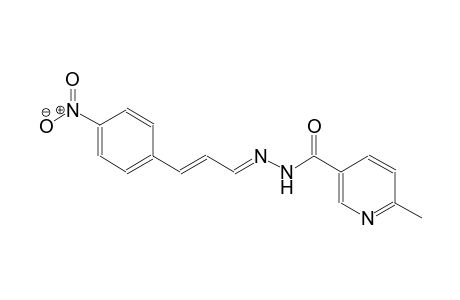 6-methyl-N'-[(E,2E)-3-(4-nitrophenyl)-2-propenylidene]nicotinohydrazide