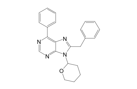 8-Benzyl-6-phenyl-9-(tetrahydropyran-2-yl)purine