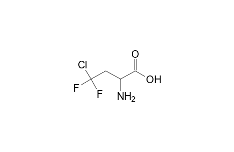 Butanoic acid, 2-amino-4-chloro-4,4-difluoro-, (.+-.)-
