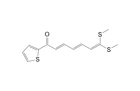 7,7-Bis(methylthio)-1-(2-thienyl)-2,4,6-heptatriien-1-one