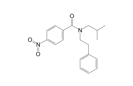 Benzamide, 4-nitro-N-(2-phenylethyl)-N-isobutyl-