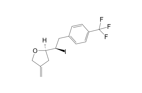 threo-2-(1-Iodo-2-(4-(trifluoromethyl)phenyl)ethyl)-4-methylenetetrahydrofuran
