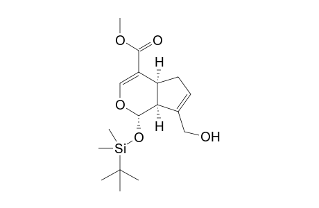 Methyl (1S,4aS,7aS)-1-(t-butyldimethylsilyloxy)-7-hydroxymethyl-1,4a,5,7a-tetrahydrocyclopenta[c]pyran-4-carboxylate