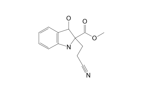 2-(2-cyanoethyl)-3-hydroxy-indoline-2-carboxylic acid methyl ester