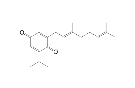 (E)-6-(3',7'-Dimethylocta-2,6-dienyl)thymoquinone