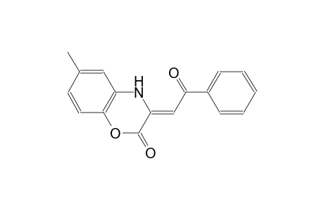 2H-1,4-benzoxazin-2-one, 3,4-dihydro-6-methyl-3-(2-oxo-2-phenylethylidene)-, (3Z)-