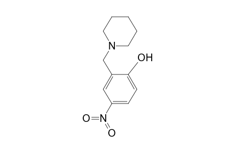 4-Nitro-2-(1-piperidinylmethyl)phenol