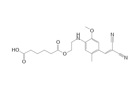 N-(4-Carboxybutylcarbonyloxyethyl)-2-methoxy-4-(2,2-dicyanovinyl)-5-methylaniline