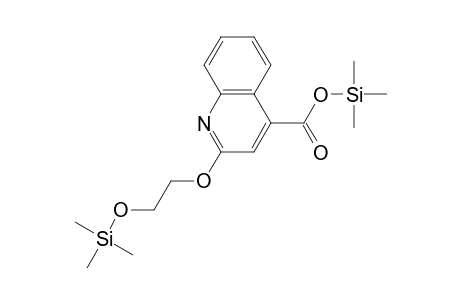 2-(2-Trimethylsilyloxyethoxy)-4-quinolinecarboxylic acid trimethylsilyl ester