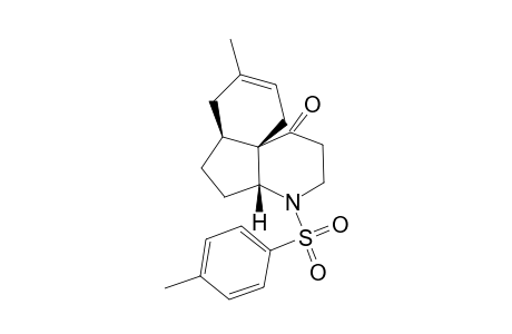 (4aS,8aS,10aR)-7-methyl-1-[(4-methylphenyl)sulfonyl]-2,3,5,8,8a,9,10,10a-octahydroindeno[1,7a-b]pyridin-4(1H)-one