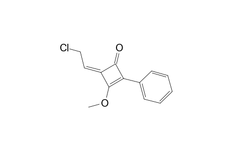 (Z)-4-(2-Chloroethylidene)-3-methoxy-2-phenyl-2-cyclobuten-1-one