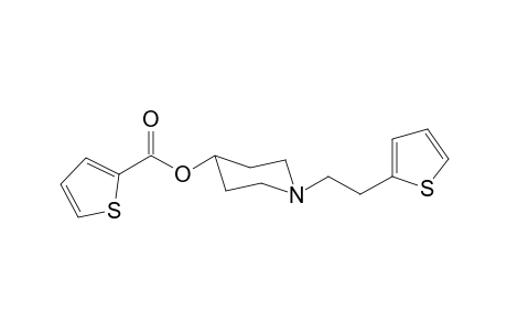 1-[2-(Thiophen-2-yl)ethyl]piperidin-4-yl-thiophene-2-carboxylate