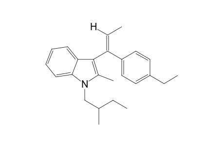 3-(1-(4-Ethylphenyl)-1-propen-1-yl)-(2-methylbutyl)-2-methyl-1H-indole