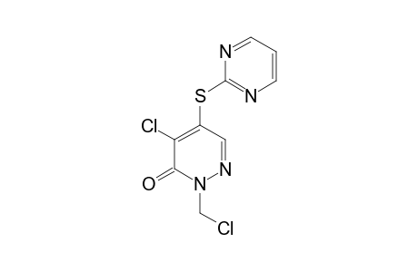 5-CHLORO-1-(CHLOROMETHYL)-4-(PYRIMIDIN-2-YLSULFANYL)-PYRIDIN-6-ONE