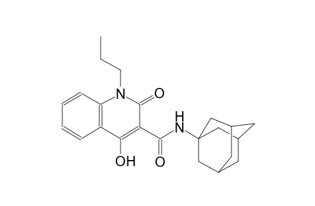 N-(1-adamantyl)-4-hydroxy-2-oxo-1-propyl-1,2-dihydro-3-quinolinecarboxamide