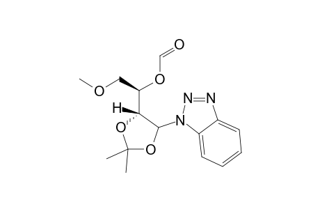 (1R,2R,3R) 1-(4-Methoxy-3-formyloxy-1,2-isopropylidenedioxybutyl)-1H-benzo[d][1,2,3]triazole