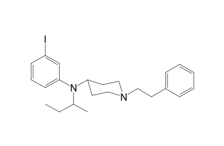 N-(Butan-2-yl)-N-(3-iodophenyl)-1-(2-phenylethyl)piperidin-4-amine