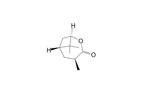 trans-4,7,7-Trimethyl-2-oxabicyclo[4.1.1.]octan-3-one