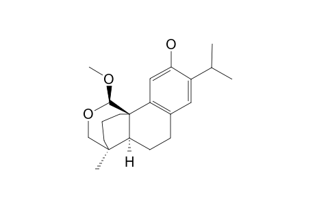 (-)-(4-S,5-S,10-R,20-R)-12,18-DIHYDROXYABIETA-8,11,13-TRIEN-20-ALDEHYDE-_18,20-METHYL_ACETAL