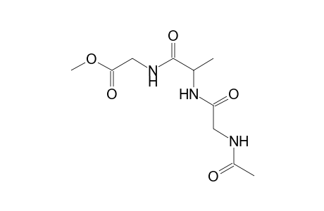 n-Acetyl-glycyl-alanyl-glycine methyl ester