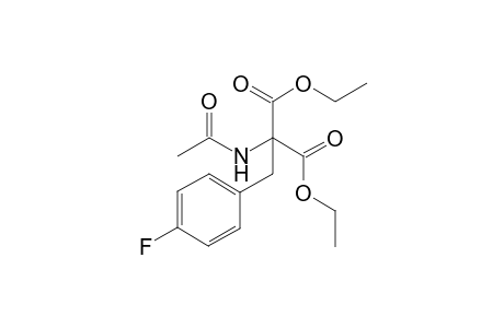 Diethyl .alpha.-acetamodo-.alpha.-(4-fluorobenzyl)malonate