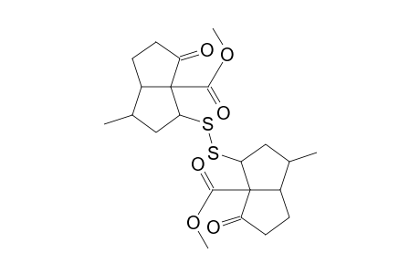 3a(1H)-Pentalenecarboxylic acid, 3,3'-dithiobis[hexahydro-1-methyl-4-oxo-, dimethyl ester