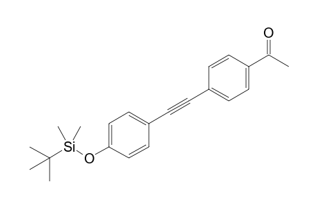 (4-Acetylphenyl){4-(1,1-dimethylethyl)dimethylsiloxyphenyl}ethyne