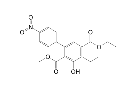 5-Ethyl 2-Methyl 4-Ethyl-3-hydroxy-4'-nitrobiphenyl-2,5-dicarboxylate