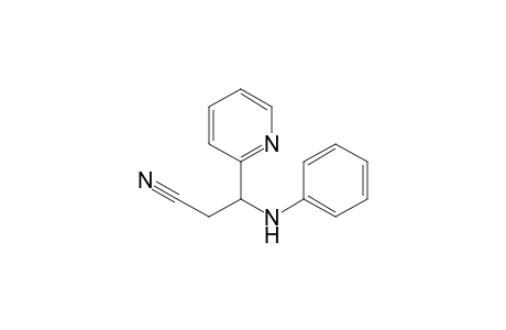3-Anilino-3-(2'-pyridyl)propionitrile