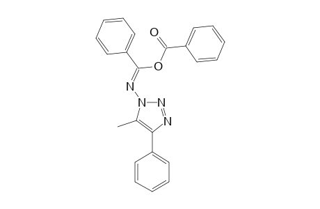 1-(ALPHA-BENZOYLOXY-PHENYLIDENE-AMINO)-5-METHYL-4-PHENYL-1,2,3-TRIAZOLE