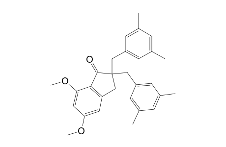 2,2-bis(3,5-dimethylbenzyl)-2,3-dihydro-5,7-dimethoxy-1H-indene-1-one