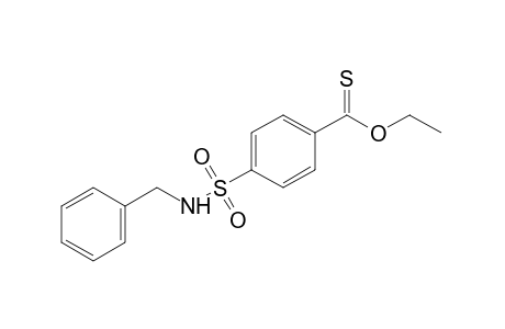 p-(benzylsulfamoyl)thiobenzoic acid, o-ethyl ester