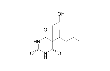 5-(2-hydroxyethyl)-5-(1-methylbutyl)barbituric acid