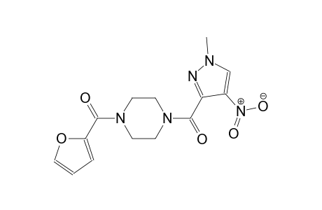 1-(2-furoyl)-4-[(1-methyl-4-nitro-1H-pyrazol-3-yl)carbonyl]piperazine