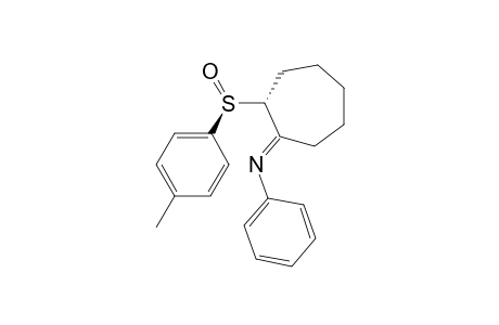 Benzenamine, N-[2-[(4-methylphenyl)sulfinyl]cycloheptylidene]-, [S-(R*,S*)]-