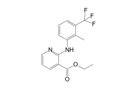 2-[2-methyl-3-(trifluoromethyl)anilino]-3-pyridinecarboxylic acid ethyl ester