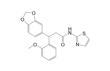 1,3-benzodioxole-5-propanamide, beta-(2-methoxyphenyl)-N-(2-thiazolyl)-